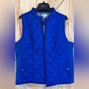 Kim Rogers Delta Blue Quilted Women's Vest